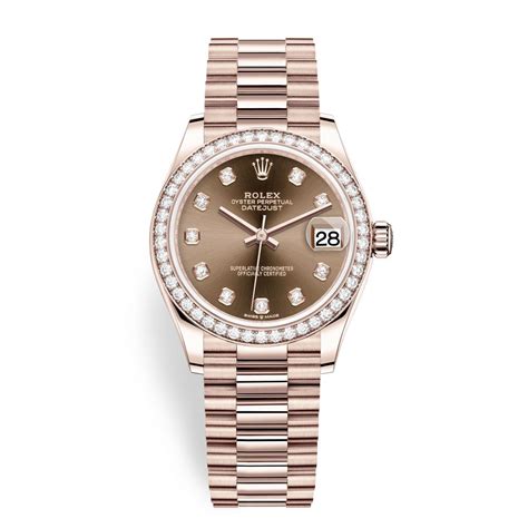 rolex datejust chocolat|rolex datejust 31mm everose gold.